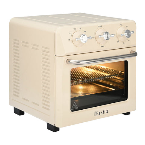 Friggitrice ad Aria e Fornetto Retrò "Epoque" Crema 12LT 1400W, Estia Home