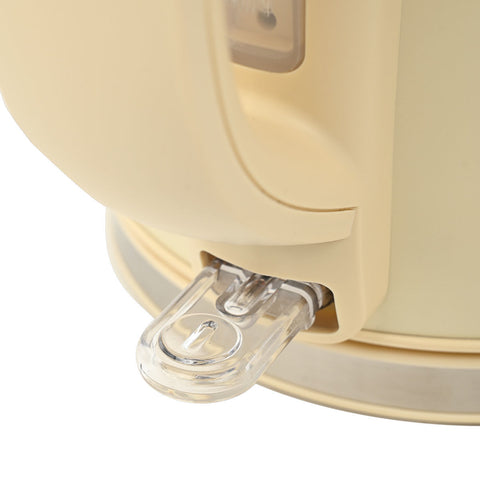 Bollitore Elettrico Ivoris Crema in Acciaio Inox 1,7L 2200W – Estia Home, 22,6x15,4x25cm