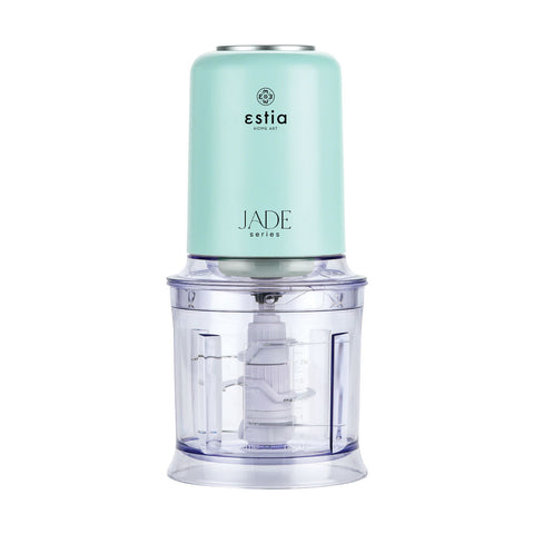 Tritatutto Elettrico Multicutter Jade Series Verde Menta 0,7L 400W – Estia Home, 13x13x28cm