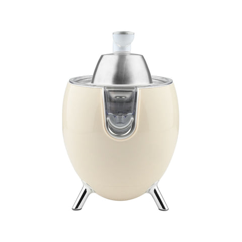 Spremiagrumi Elettrico Retrò "Epoque" Crema con Leva di Pressione 300W, Estia Home