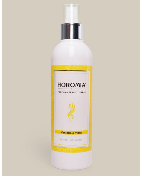 DEODORANT FOR FABRICS SPRAY VANILLA AND HOROMIA MYRRH FRAGRANCE