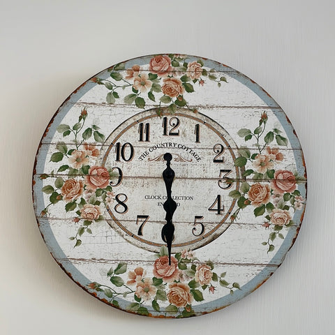 Country cottage clock