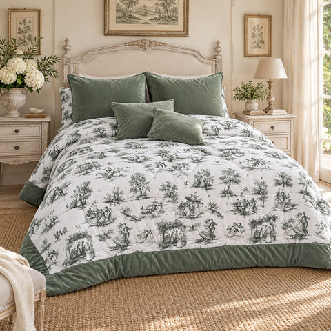 Trapunta Toile Royale Verde
