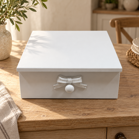 Cassettino con Fiocco – Kaluka Shabby Chic