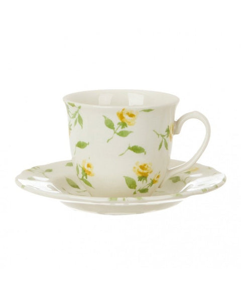 TEA CUP "FLORET FULL YELLOW"