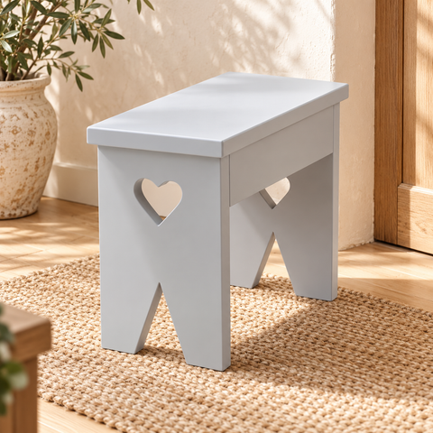 Sgabellino con Cuore – Kaluka Shabby Chic – foto 2