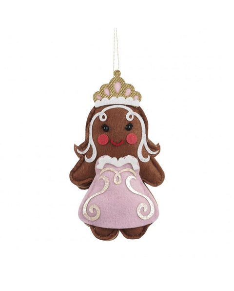 GINGERBREAD PRINCESS AND PRINCE PENDANTS