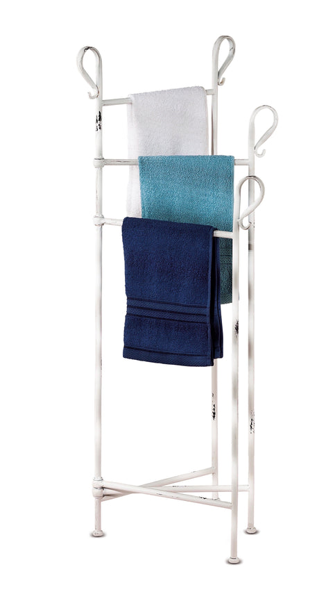 Fan towel holder