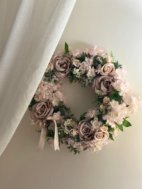 Fuoriporta Ghirlanda Queen Decorativa 45 cm – Mata Creazioni