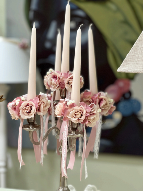 Coroncina Girocandela Artigianale Linea Luce - Mata Creazioni