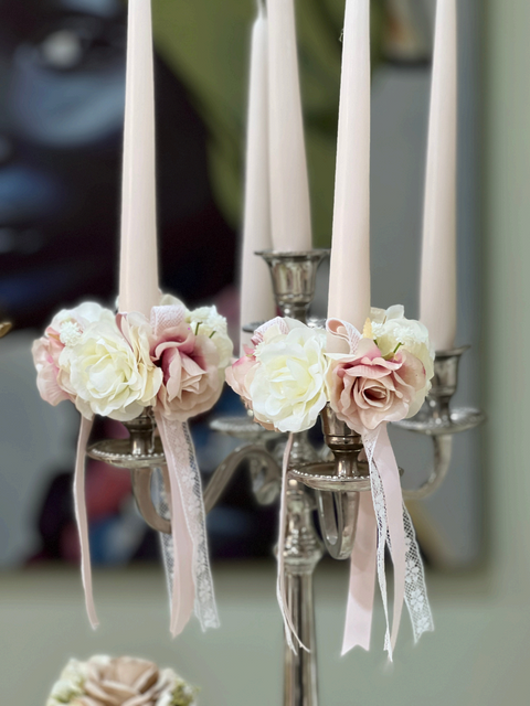 Coroncina Girocandela Artigianale Linea Luce - Mata Creazioni