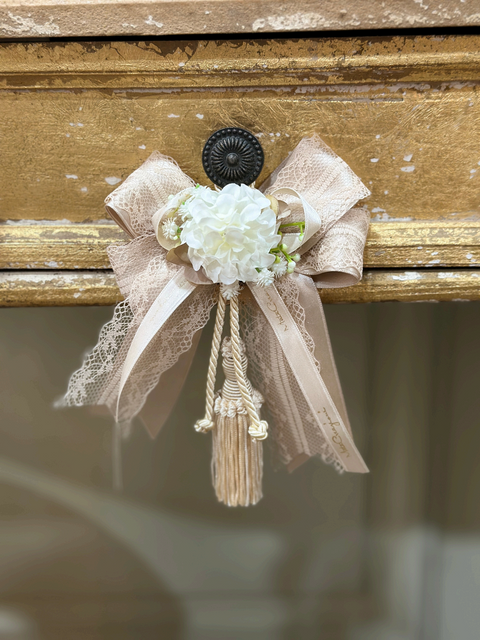 Nappa in Pizzo Artigianale Decorativa - Mata Creazioni