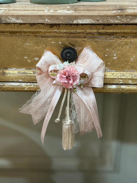 Nappa in Pizzo Artigianale Decorativa - Mata Creazioni