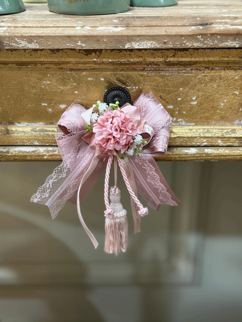 Nappa in Pizzo Artigianale Decorativa - Mata Creazioni