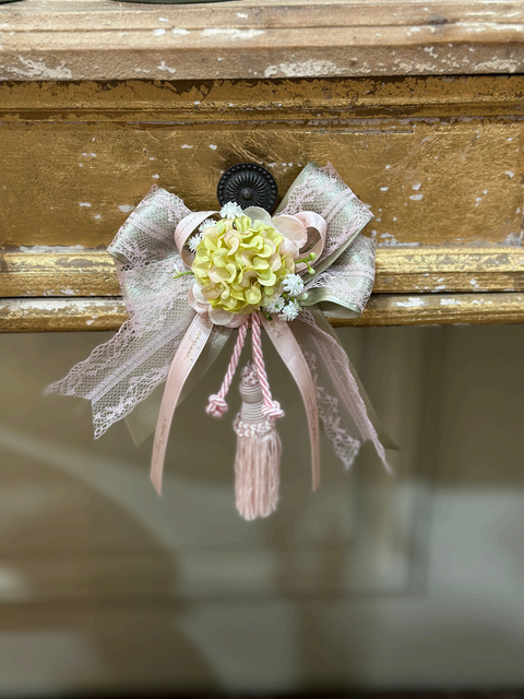 Nappa in Pizzo Artigianale Decorativa - Mata Creazioni