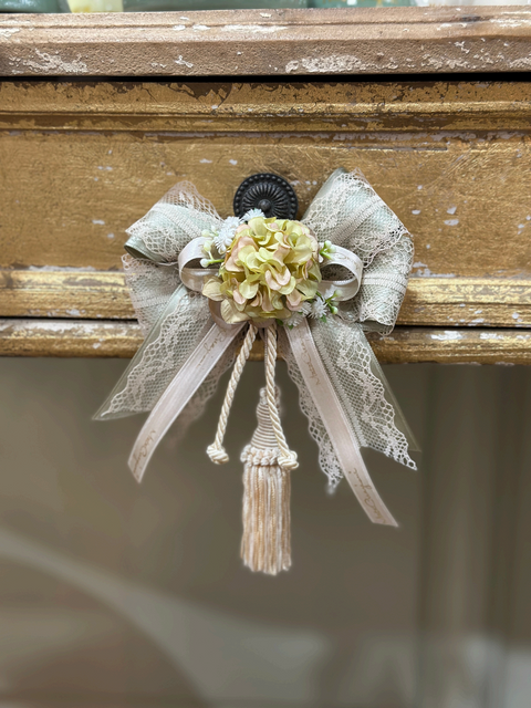 Nappa in Pizzo Artigianale Decorativa - Mata Creazioni