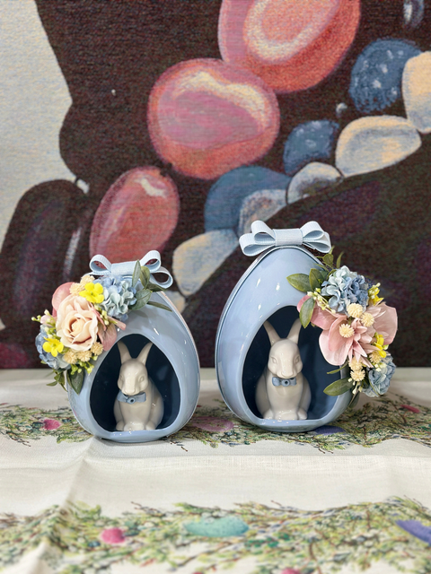Uova Rabbit in Ceramica Artigianale - Mata Creazioni