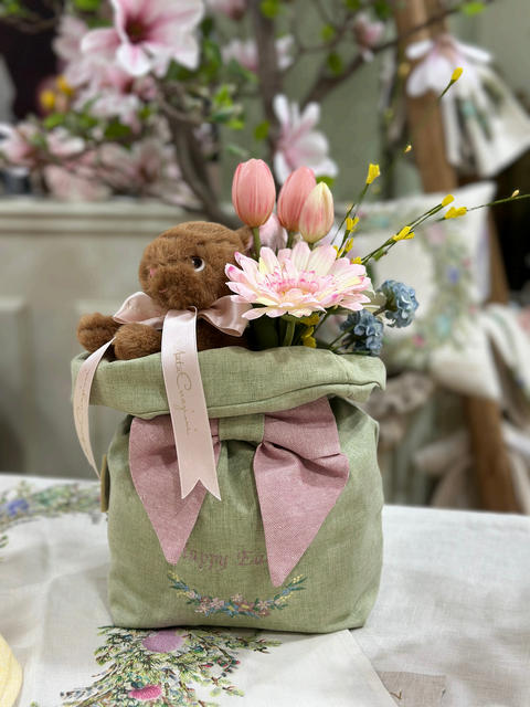 Sacco Rabbit Sartoriale con Ricamo Personalizzabile - Mata Creazioni