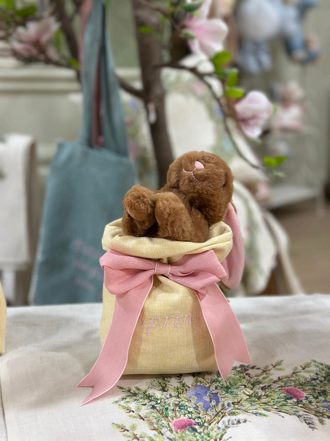 Sacco Rabbit Sartoriale con Ricamo Personalizzabile - Mata Creazioni