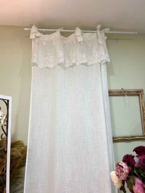 Tenda in Puro Lino Garzato Marika - Mata Creazioni