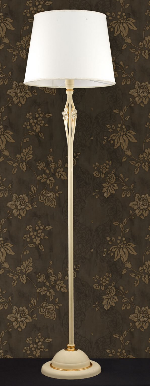 Piantana Shabby Chic "Stelo di Luce" - LT 165/1C - ø 45 H 177