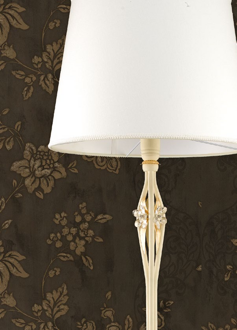 Piantana Shabby Chic "Stelo di Luce" - LT 165/1C - ø 45 H 177