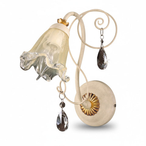 Applique Shabby Chic "Fiore di Giglio" - AP 156/1 - L 12 H 29