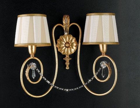 Applique Shabby Chic "Sogno di Neve" - AP 125/2 - L 38 H 32