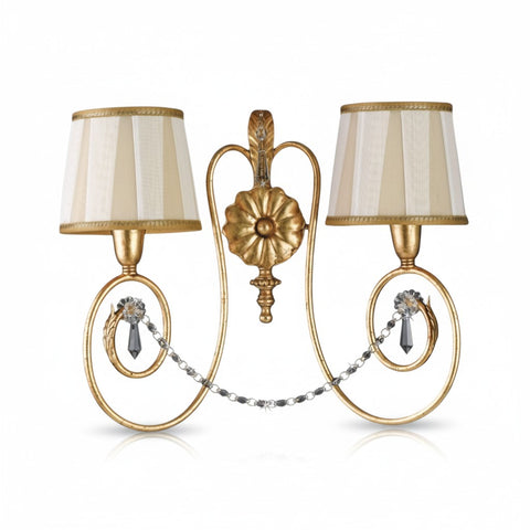 Applique Shabby Chic "Sogno di Neve" - AP 125/2 - L 38 H 32