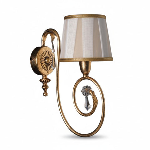 Applique Shabby Chic "Sogno di Neve" - AP 125/1 - L 13 H 30