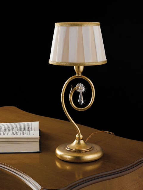 Abat-jour Shabby Chic "Riflesso di Luna" - LP 125 - ø 16 H 39