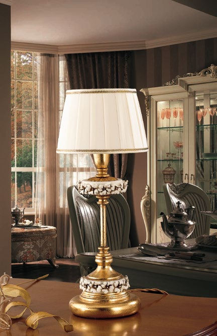 Lumetto Shabby Chic "Reggia Dorata" - LP 142 - ø 16 h 38