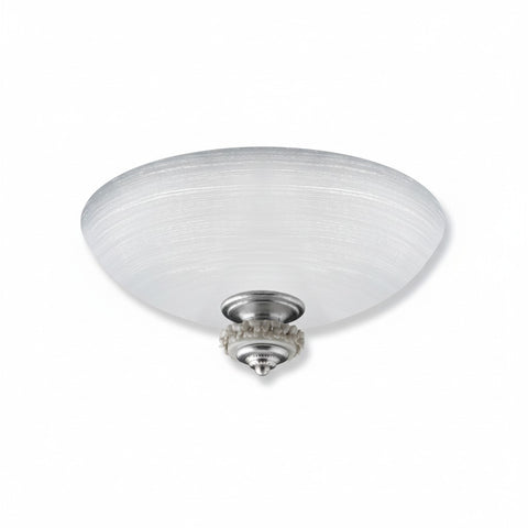 Plafoniera Shabby Chic "Reggia Dorata" - PL 142/40 - ø 40