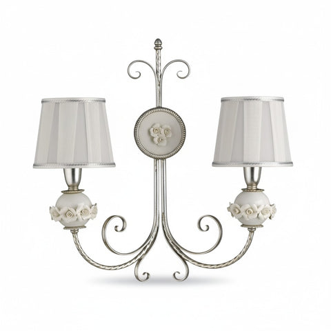 Applique Shabby Chic "Reggia" - AP 150/2 - l 42 h 41