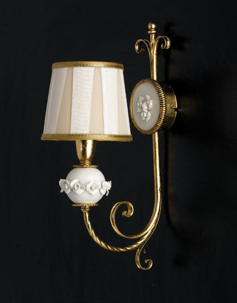 Applique Shabby Chic "Reggia" - AP 150/1 - l 13 h 38
