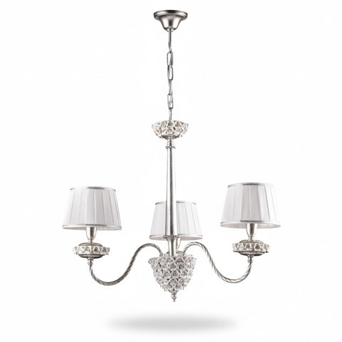 Lampadario Shabby Chic "Giardino Reale" - LS 154/3 - ø 59 h 51