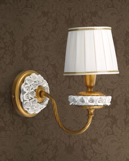 Applique Shabby Chic "Giardino Reale" - AP 154/1 L - l 16 h 28