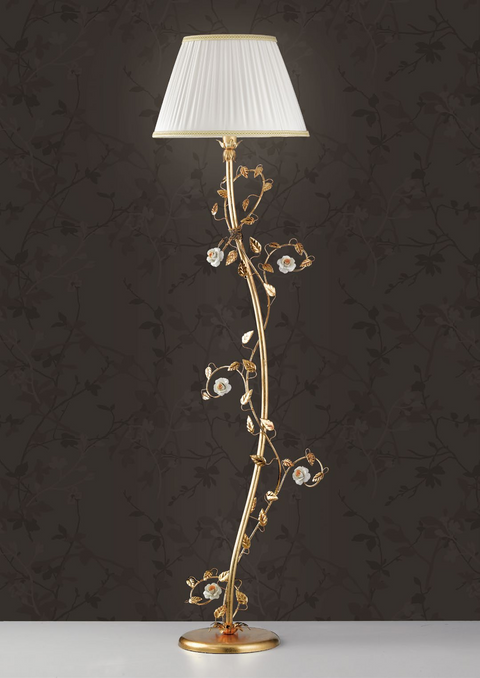 Piantana da Terra Shabby Chic "Sinfonia Floreale" - LT 122 - ø 45 h 172