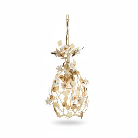 Sospensione Shabby Chic "Giardino d'Inverno" - ING 139 - ø 30 h 42