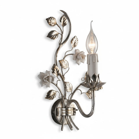Applique Shabby Chic "Giardino d'Inverno" - AP 139/1 - L 25 H 37