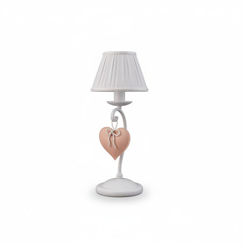 Lumetto Shabby Chic "Aria di Primavera" - LP 166/1 CUORE - ø 16 h 41