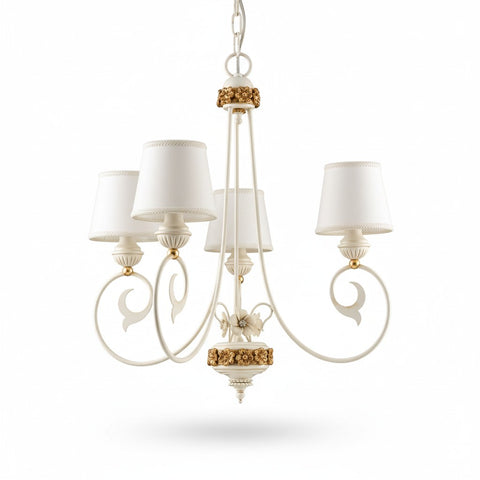 Lampadario Shabby Chic "Sogno di Cotone" - LS 164/3 - ø 58 h 64