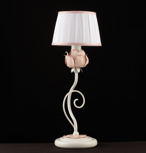 Lumetto Shabby Chic "Incanto di Seta" - LP 163 - ø 14 h 45