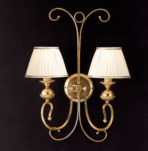 Applique Shabby Chic "Nuvola d'Oro" - AP 105/2 - L 40 H 53