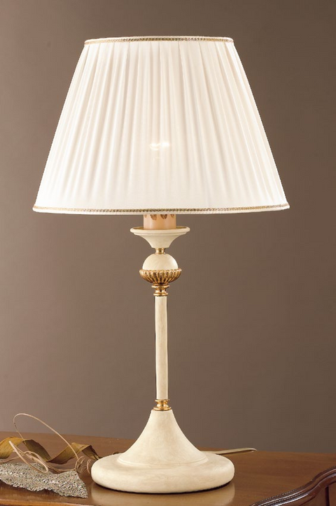 Lampada da Tavolo Shabby Chic "Nuvola d'Oro" - LG 105 - ø 35 h 55