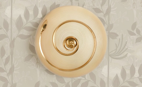 Plafoniera Shabby Chic "Spirale di Luce" - PL 110/50 - ø 50