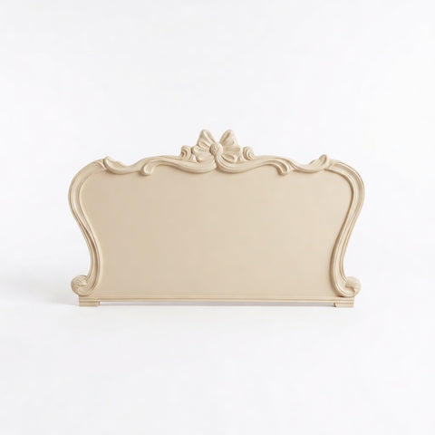 Testata Letto Sagomata con Fiocco Intagliato - 160x180cm