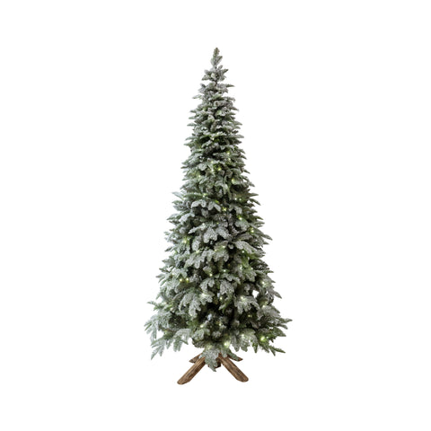 Snowy Christmas Tree 380 LED 1950 Tips 210cm