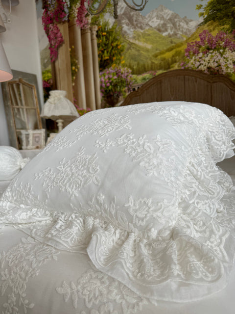 Cuscino arredo 50x50 in pizzo Royale