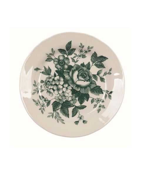 'Splendor green' dinner service 18 plates.